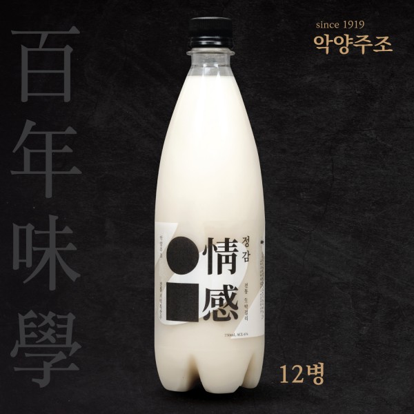 정감막걸리 12병 프리미엄 하동 탁주 750ml 8도